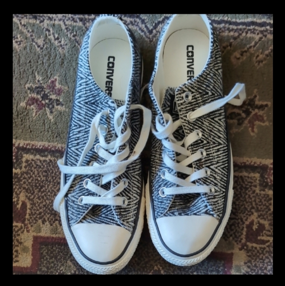 Converse CTAS OX Sneakers - Black and Egret